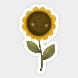 Happy sunflower Sticker